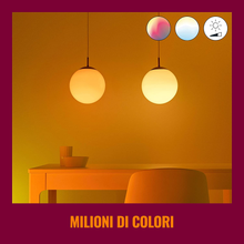 Carica l'immagine nel visualizzatore di Gallery, Lampadina Smart Wi-Fi, Luce Bianca O Colorata Dimmerabile, E27, 8.5W, Controllo