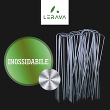 Carica l'immagine nel visualizzatore di Gallery, Picchetti Telo Pacciamatura – 50 Pezzi - Picchetti Giardino – Ø3Mm - Picchetti A