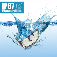 Carica l'immagine nel visualizzatore di Gallery, Faretti Solari a Led Da Esterno IP67 Con Sensore Di Movimento Lampade Solari a L