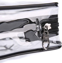 Carica l'immagine nel visualizzatore di Gallery, Beauty Case Trasparente, 2 Sacchetti Trasparenti per Aeroplano, Beauty Case per