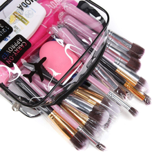 Carica l'immagine nel visualizzatore di Gallery, Beauty Case Trasparente, 2 Sacchetti Trasparenti per Aeroplano, Beauty Case per