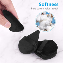 Carica l'immagine nel visualizzatore di Gallery, Piumini Da Cipria, 4 Pezzi Soffio Di Cipria Triangolo Del Viso, Riutilizzabile S