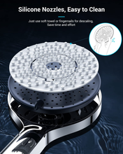 Carica l'immagine nel visualizzatore di Gallery, Soffione Doccia Anticalcare - Soffione Doccia Grande (130 Mm Di Diametro) Con 3