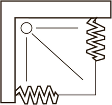 Carica l'immagine nel visualizzatore di Gallery, Box Doccia a Soffietto Liberte' 70X70 CM Angolare Riducibile Colore Bianco Paste