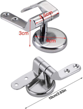 Carica l'immagine nel visualizzatore di Gallery, Cerniere Del Sedile Del WC Coppia Di Cerniere Di Ricambio Rifinite in Lega Copri