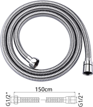 Carica l'immagine nel visualizzatore di Gallery, Complento-G851Flessibile Doccia in Acciaio Inossidabile (G1/2 Pollici, 150 CM),