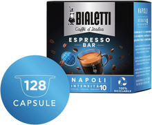 Carica l'immagine nel visualizzatore di Gallery, Caffè D'Italia, Multipack 128 Capsule, 8 Box Da 16 Capsule, Napoli, Intensità 10