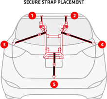Carica l'immagine nel visualizzatore di Gallery, 2-Bike Trunk Mount Rack