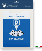 Carica l'immagine nel visualizzatore di Gallery, Disco ORARIO Maxi Con Bustina Trasparente Protettiva in PVC Cm 11X14 (1 Disco Or