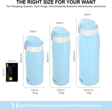 Carica l'immagine nel visualizzatore di Gallery, Wasserflasche Thermal, Ultraleicht Edelstahl 18/10 Flasche Thermal - 350Ml, 50