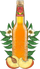 Carica l'immagine nel visualizzatore di Gallery, Tee Pfirsich Bio 12 Glas Flaschen Geschnitzt 355 ML Excellence Italienische