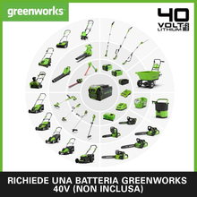 Carica l'immagine nel visualizzatore di Gallery, G40CS30II Motosega a Batteria, Lunghezza Barra 30Cm, Velocità Catena 4,2M/S, 2,6