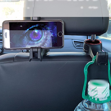 Carica l'immagine nel visualizzatore di Gallery, Gancio Poggiatesta Auto,2 Pezzi Gancio Universale per Sedile Posteriore Del Sedi