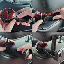 Carica l'immagine nel visualizzatore di Gallery, Gancio Poggiatesta Auto,2 Pezzi Gancio Universale per Sedile Posteriore Del Sedi