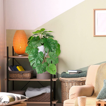 Carica l'immagine nel visualizzatore di Gallery, Pflanze Kunstleder Sternschnuppe 50Cm Monstera Deliciosa Fälschung Von Innen