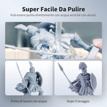 Carica l'immagine nel visualizzatore di Gallery, Water Washable Resin Plus, 3D Printer UV 405 Nm Resin With High Precision