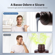 Carica l'immagine nel visualizzatore di Gallery, Water Washable Resin Plus, 3D Printer UV 405 Nm Resin With High Precision