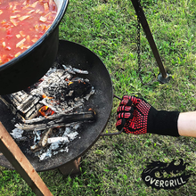 Carica l'immagine nel visualizzatore di Gallery, Gants De Barbecue – Protection Depuis Chaleur – 2 X Pratiques Retour