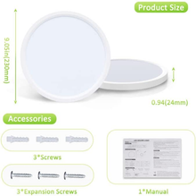 Carica l'immagine nel visualizzatore di Gallery, LED Plafonnier Plafond 18W (=150W) Lampada De 3000K 1600LM Imperméable À L’Eau