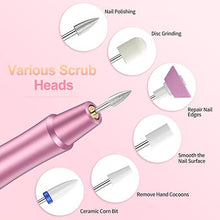 Carica l'immagine nel visualizzatore di Gallery, Fraiseuse pour Ongles Professionnel Electrique, Lot 12 IN 1 Lime Manucure