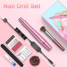 Carica l'immagine nel visualizzatore di Gallery, Fraiseuse pour Ongles Professionnel Electrique, Lot 12 IN 1 Lime Manucure