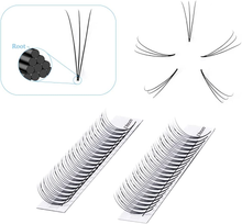 Carica l'immagine nel visualizzatore di Gallery, 0.07Mm Extension Zilien 3D Zilien, Kurve D 8-14 MM Mix Russian Grasbüschel