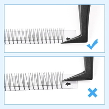 Carica l'immagine nel visualizzatore di Gallery, 0.07Mm Extension Cils 3D Cils, Courbe D 8-14 MM Mélanger Russian Touffes