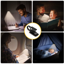Carica l'immagine nel visualizzatore di Gallery, Lumière de Lecture, USB Rechargeable Lampe 9 Leds 3 Modalités Avec Cli