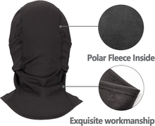 Carica l'immagine nel visualizzatore di Gallery, Cagoule Moto Pour L'Hiver Thermique Avec Pile Cagoule Chaud TG