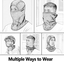 Carica l'immagine nel visualizzatore di Gallery, Cagoule Moto Pour L'Hiver Thermique Avec Pile Cagoule Chaud TG