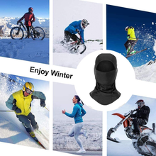 Carica l'immagine nel visualizzatore di Gallery, Cagoule Moto Pour L'Hiver Thermique Avec Pile Cagoule Chaud TG