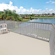 Carica l'immagine nel visualizzatore di Gallery, 72020111 Netzwerk Schützende Mehrzweck Quadrat 10, Weiß, 1,00 X 5 M