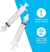Carica l'immagine nel visualizzatore di Gallery, 2 Pièces Arroseur Nasale, Lot Irrigateur Nasal Enfants, Arroseur Nasale Avec S