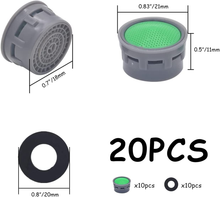 Carica l'immagine nel visualizzatore di Gallery, Lot De 10 Aérateurs pour Robinets Avec Joint D'Étanchéité Pièces, Limiteur