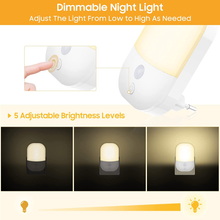 Carica l'immagine nel visualizzatore di Gallery, Licht Übernachtung LED, Night mit Sensor Über 5 Ebenen Leuchtkraft 3 Moda