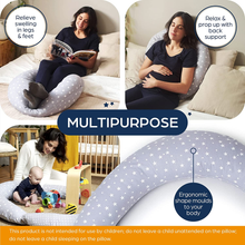 Carica l'immagine nel visualizzatore di Gallery, Pregnancy and Breastfeeding Pillow Newborn XXL Removable Multifunctional Reducer