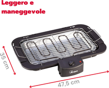 Carica l'immagine nel visualizzatore di Gallery, BBQ Elektrischer Ohne Rauch 2200 W Grill Elektro Portable Von Balkon Ba