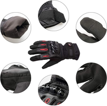 Carica l'immagine nel visualizzatore di Gallery, Waterproof Winter Motorcycle Gloves, Windproof Touchscreen Gloves for Motorcycle