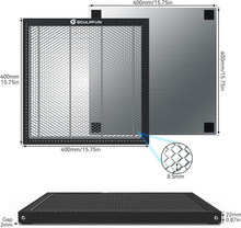 Carica l'immagine nel visualizzatore di Gallery, Table Honeycomb for Engraver Laser, Flat Of Work Laser Honeycomb 400 M