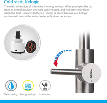 Carica l'immagine nel visualizzatore di Gallery, Kitchen Faucet-G4008 Stainless Steel Kitchen Faucet With High Spout