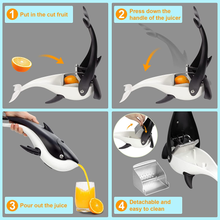 Carica l'immagine nel visualizzatore di Gallery, Entsafter Edelstahl, Griff Ergonomische Handbuch, für Lime, Orangen, Saft