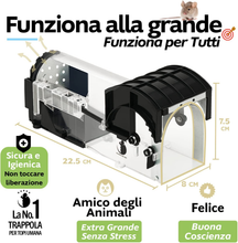 Carica l'immagine nel visualizzatore di Gallery, Trap für Mäuse Lebendfalle Die Nicht Tötet Mouse Trap Mehrweg Mensch Käfig Top