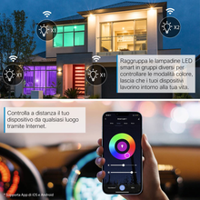 Carica l'immagine nel visualizzatore di Gallery, Ampoule LED GU10 De Encastré Smart Wifi, 5W Equivalent A 32W, 350Lm, Compatible