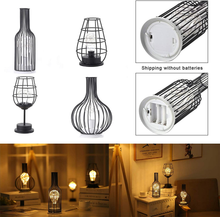 Carica l'immagine nel visualizzatore di Gallery, Vintage Stil Tischleuchte Led- Tischleuchte Batterie Ohne Drähte IN F