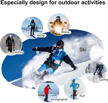 Carica l'immagine nel visualizzatore di Gallery, Cagoule Moto, Cagoule Coupe-Vent Masque Hivernal Chaud, Cagoule Mu