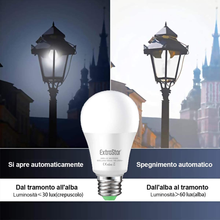 Carica l'immagine nel visualizzatore di Gallery, Ampoule avec Capteur, E27 Ampoules LED avec Capteur Crépuscolaire Extérieur, A