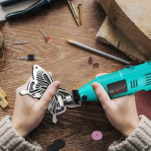 Carica l'immagine nel visualizzatore di Gallery, Outil Rotatif Trousse,Mini Perceuse Avec Bras Télescopique / Pince de Table / Au