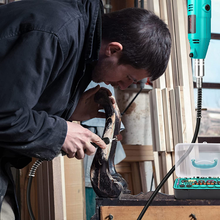 Carica l'immagine nel visualizzatore di Gallery, Outil Rotatif Trousse,Mini Perceuse Avec Bras Télescopique / Pince de Table / Au