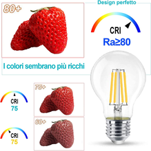 Carica l'immagine nel visualizzatore di Gallery, Ampoule LED E27,8W (Equivalent A 80W), 800 Lumen, Transparent Lampe Chaud- Pacc