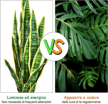 Carica l'immagine nel visualizzatore di Gallery, Pflanze Kunstleder Von Innenseite 90Cm, Sansevierina Künstlich Mit Topf Stabil,